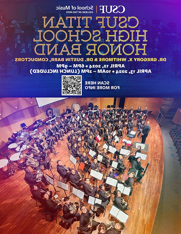 HS honor band flyer